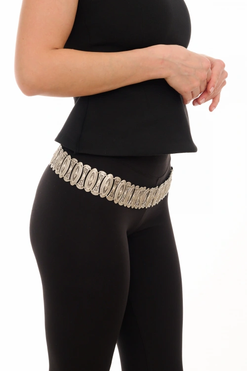 Kiraz Silver Plated Belt