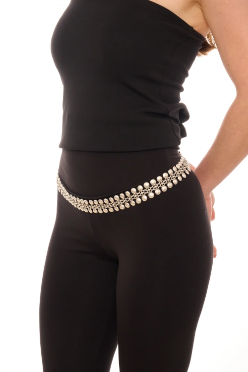 Kiraz Silver Plated Belt