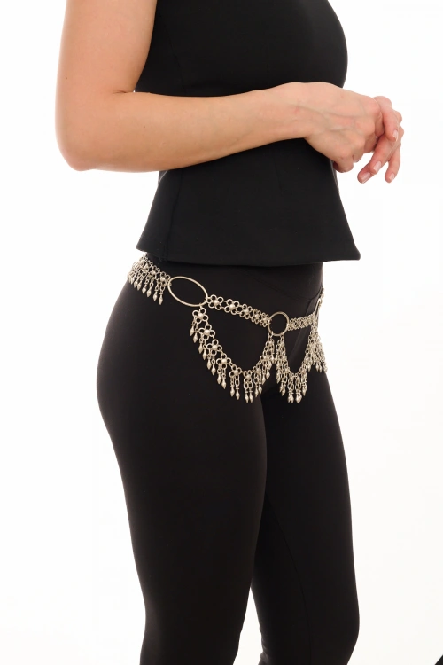 Kiraz Silver Plated Belt