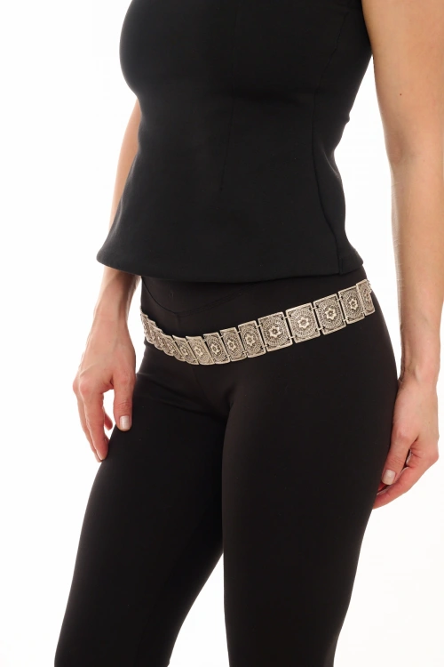 Kiraz Silver Plated Belt