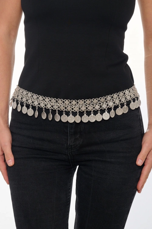 Kiraz Silver Plated Belt