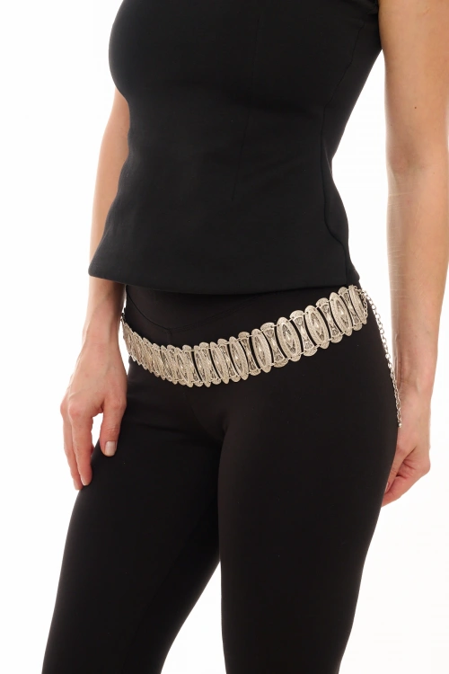 Kiraz Silver Plated Belt