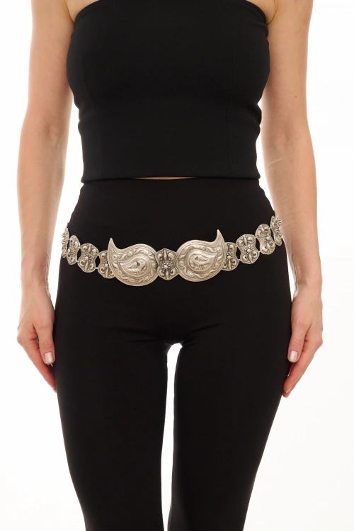 Kiraz Silver Plated Belt