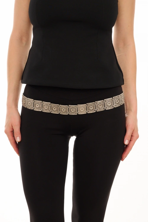 Kiraz Silver Plated Belt
