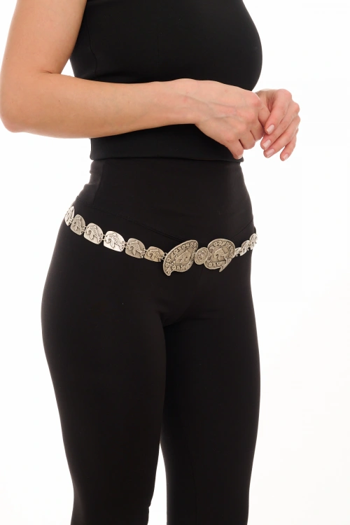 Kiraz Silver Plated Belt