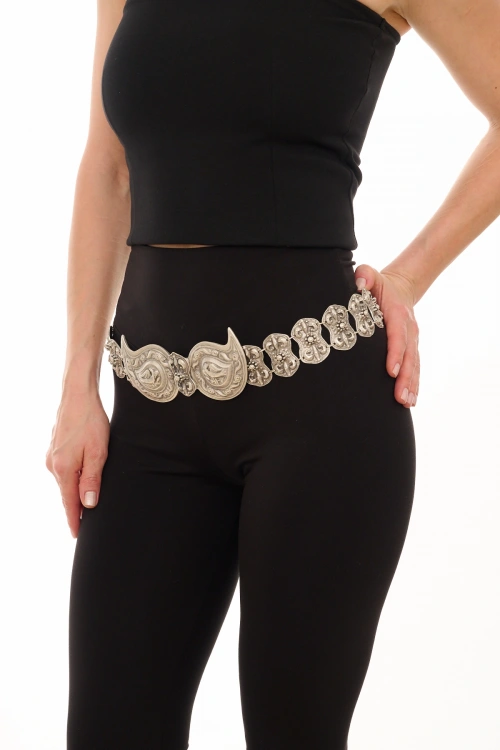 Kiraz Silver Plated Belt