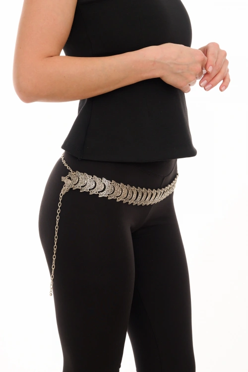 Kiraz Silver Plated Belt