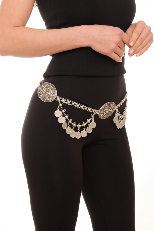 Kiraz Silver Plated Belt
