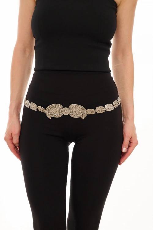 Kiraz Silver Plated Belt