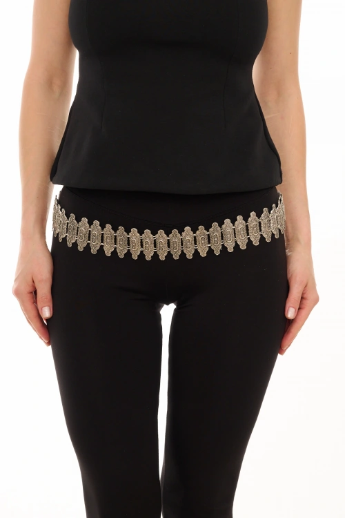 Kiraz Silver Plated Belt