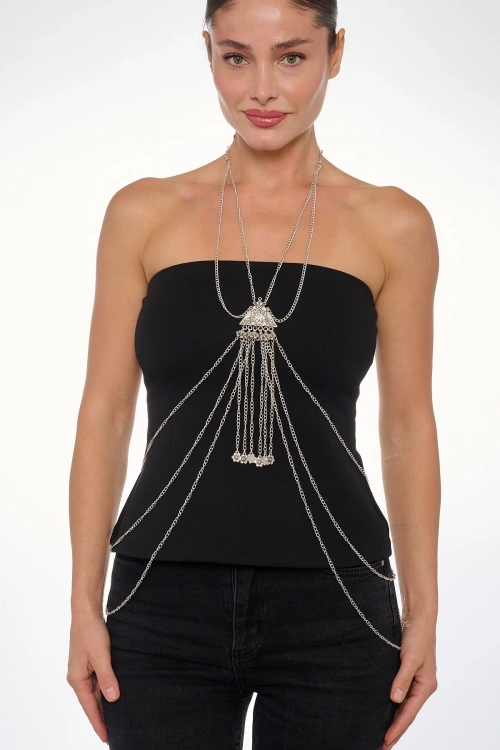 Kiraz Silver Plated Body Accessory