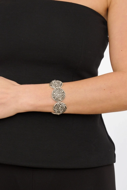 Kiraz Silver Plated Bracelet