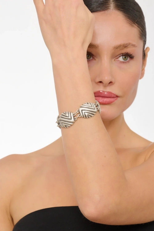 Kiraz Silver Plated Bracelet