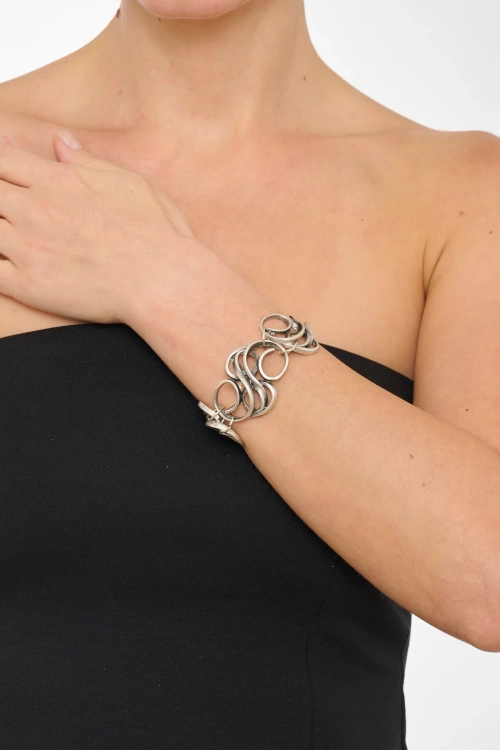 Kiraz Silver Plated Bracelet