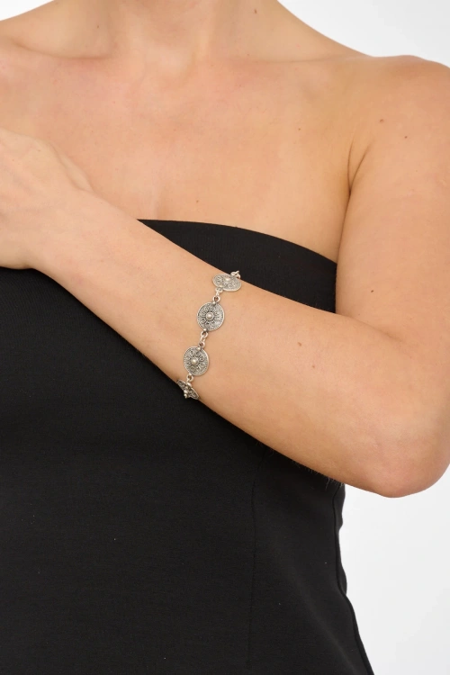 Kiraz Silver Plated Bracelet