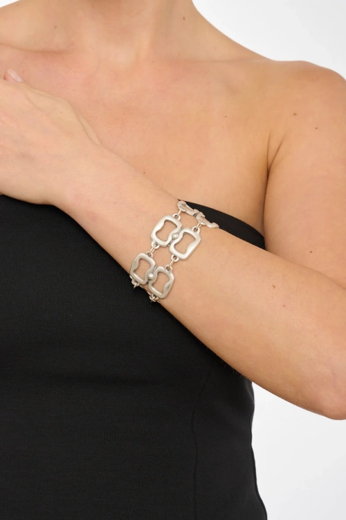 Kiraz Silver Plated Bracelet