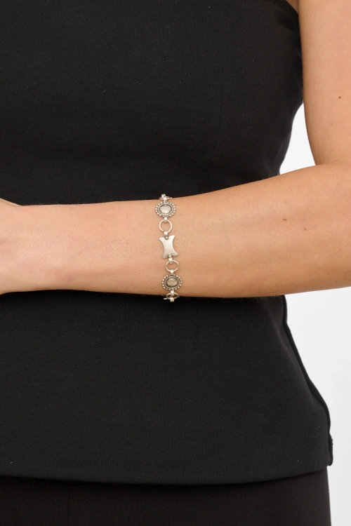 Kiraz Silver Plated Bracelet