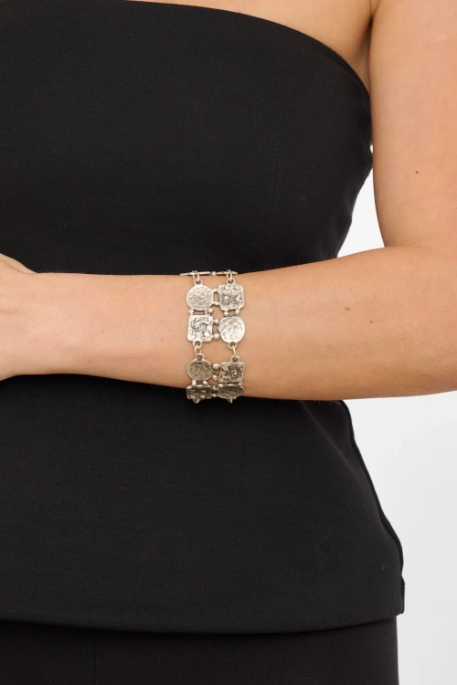 Kiraz Silver Plated Bracelet