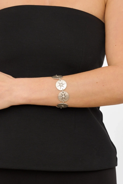 Kiraz Silver Plated Bracelet