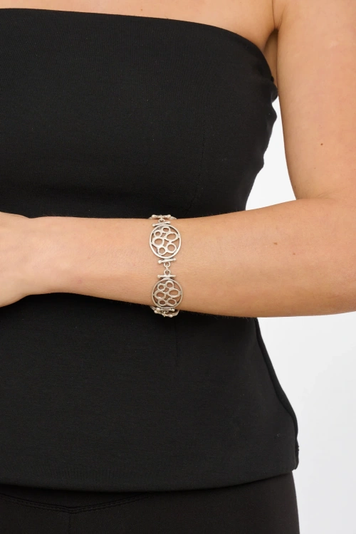 Kiraz Silver Plated Bracelet