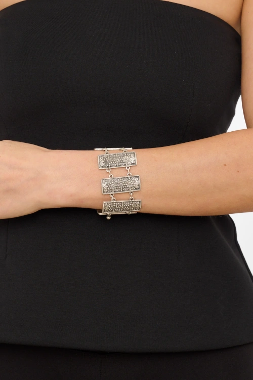 Kiraz Silver Plated Bracelet