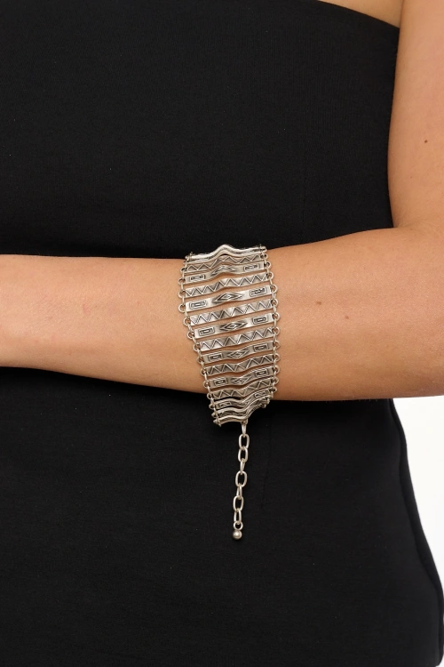 Kiraz Silver Plated Bracelet