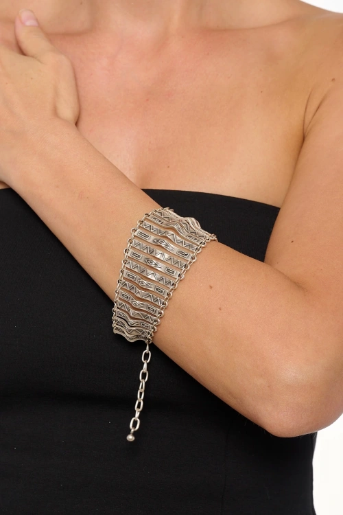 Kiraz Silver Plated Bracelet