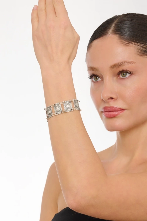 Kiraz Silver Plated Bracelet