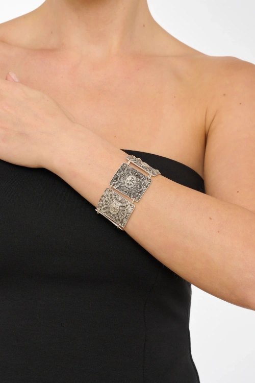 Kiraz Silver Plated Bracelet