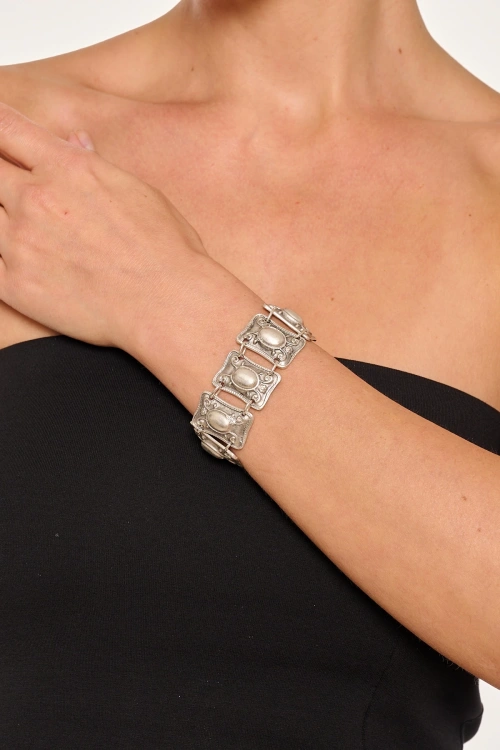 Kiraz Silver Plated Bracelet