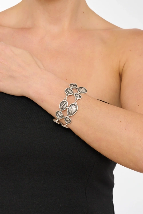 Kiraz Silver Plated Bracelet