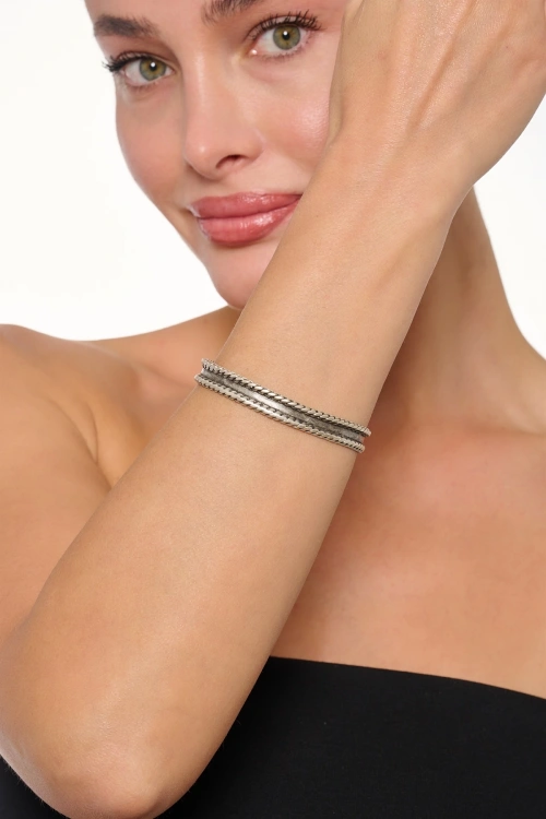 Kiraz Silver Plated Bracelet