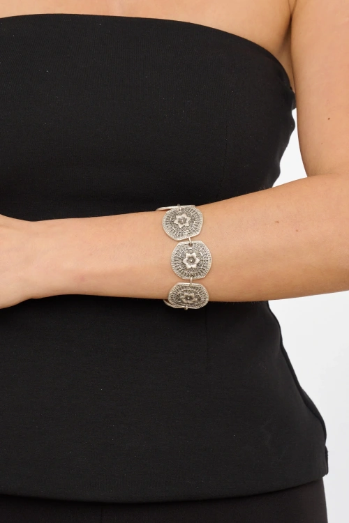 Kiraz Silver Plated Bracelet