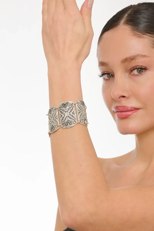 Kiraz Silver Plated Bracelet