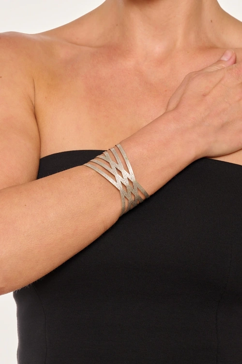 Kiraz Silver Plated Bracelet