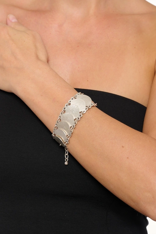 Kiraz Silver Plated Bracelet
