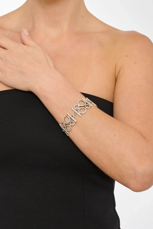 Kiraz Silver Plated Bracelet