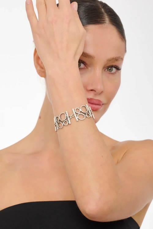 Kiraz Silver Plated Bracelet