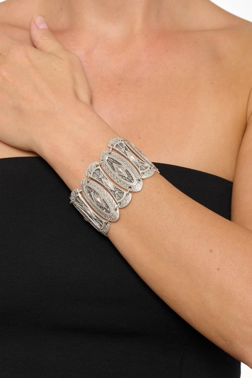 Kiraz Silver Plated Bracelet