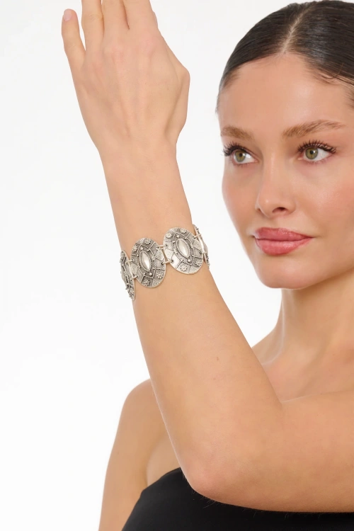 Kiraz Silver Plated Bracelet