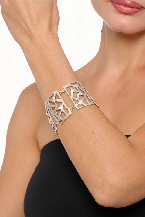 Kiraz Silver Plated Bracelet