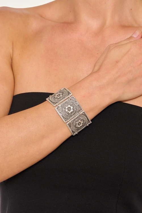 Kiraz Silver Plated Bracelet