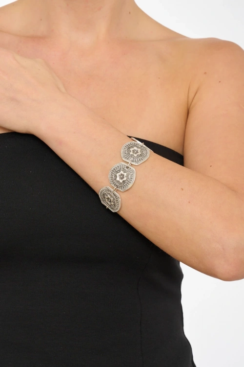 Kiraz Silver Plated Bracelet