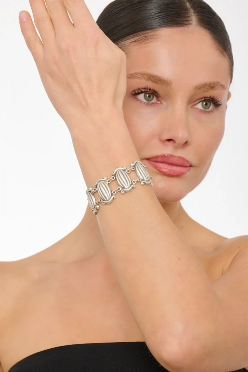 Kiraz Silver Plated Bracelet