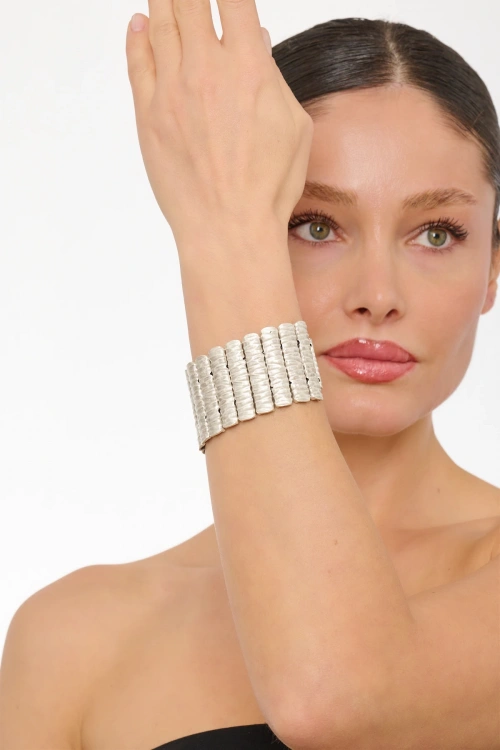 Kiraz Silver Plated Bracelet