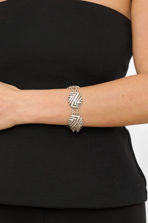 Kiraz Silver Plated Bracelet