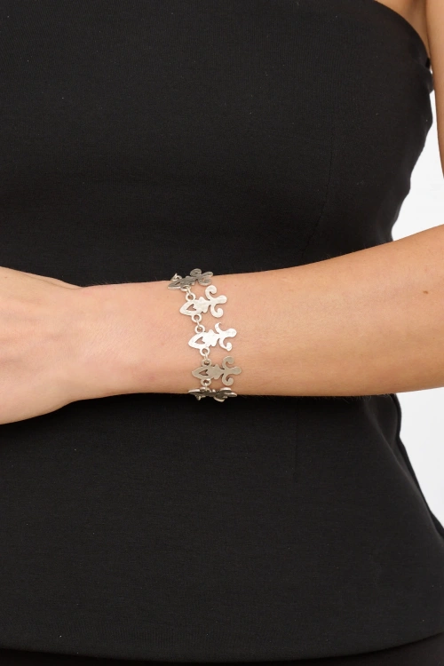 Kiraz Silver Plated Bracelet