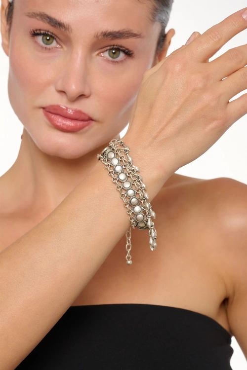 Kiraz Silver Plated Bracelet