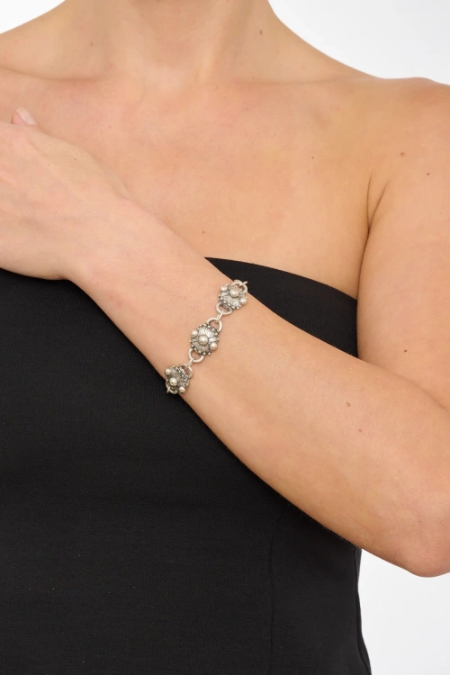 Kiraz Silver Plated Bracelet