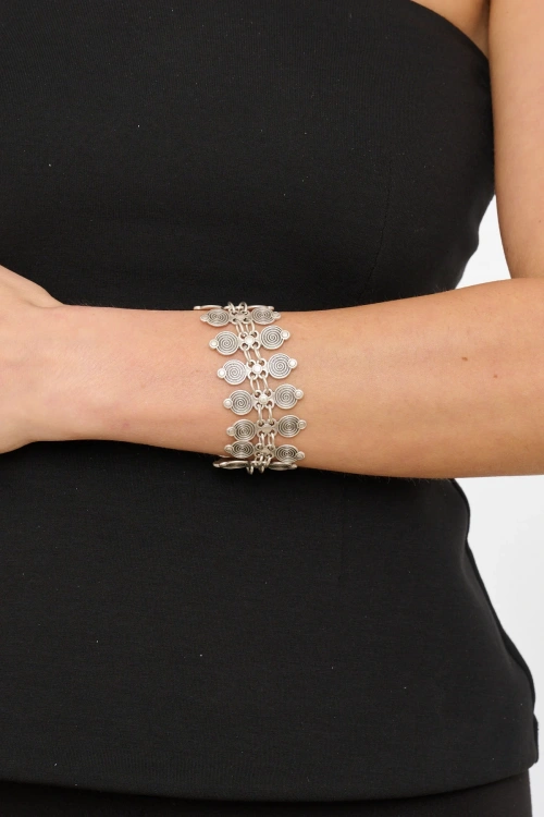 Kiraz Silver Plated Bracelet
